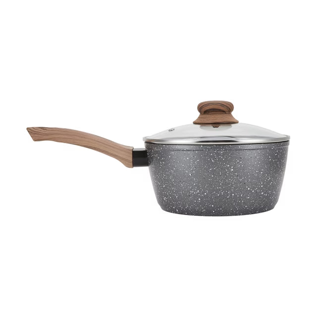 16cm/20cm Wood Look Saucepan