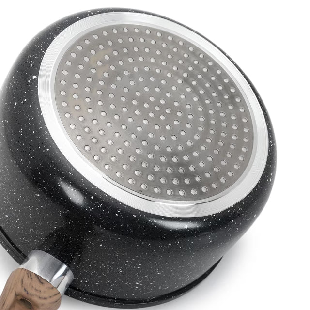16cm/20cm Wood Look Saucepan