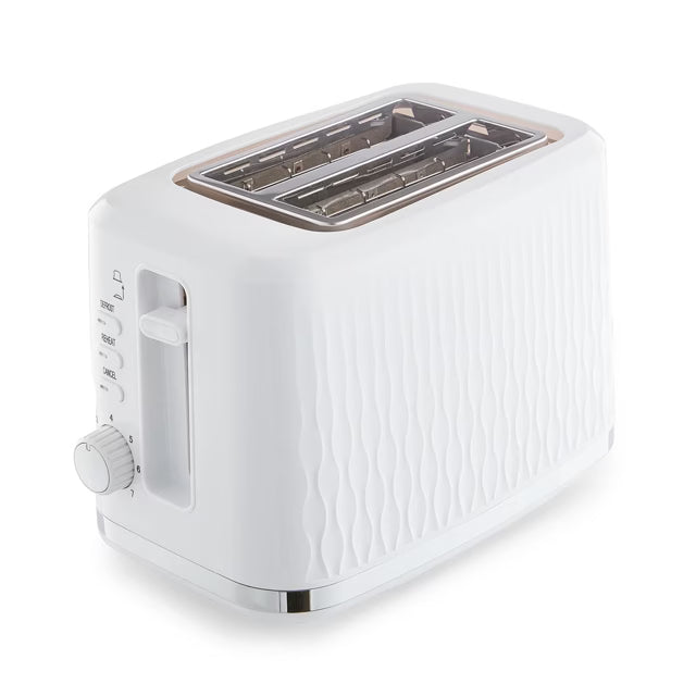 2 Slice Toaster - White