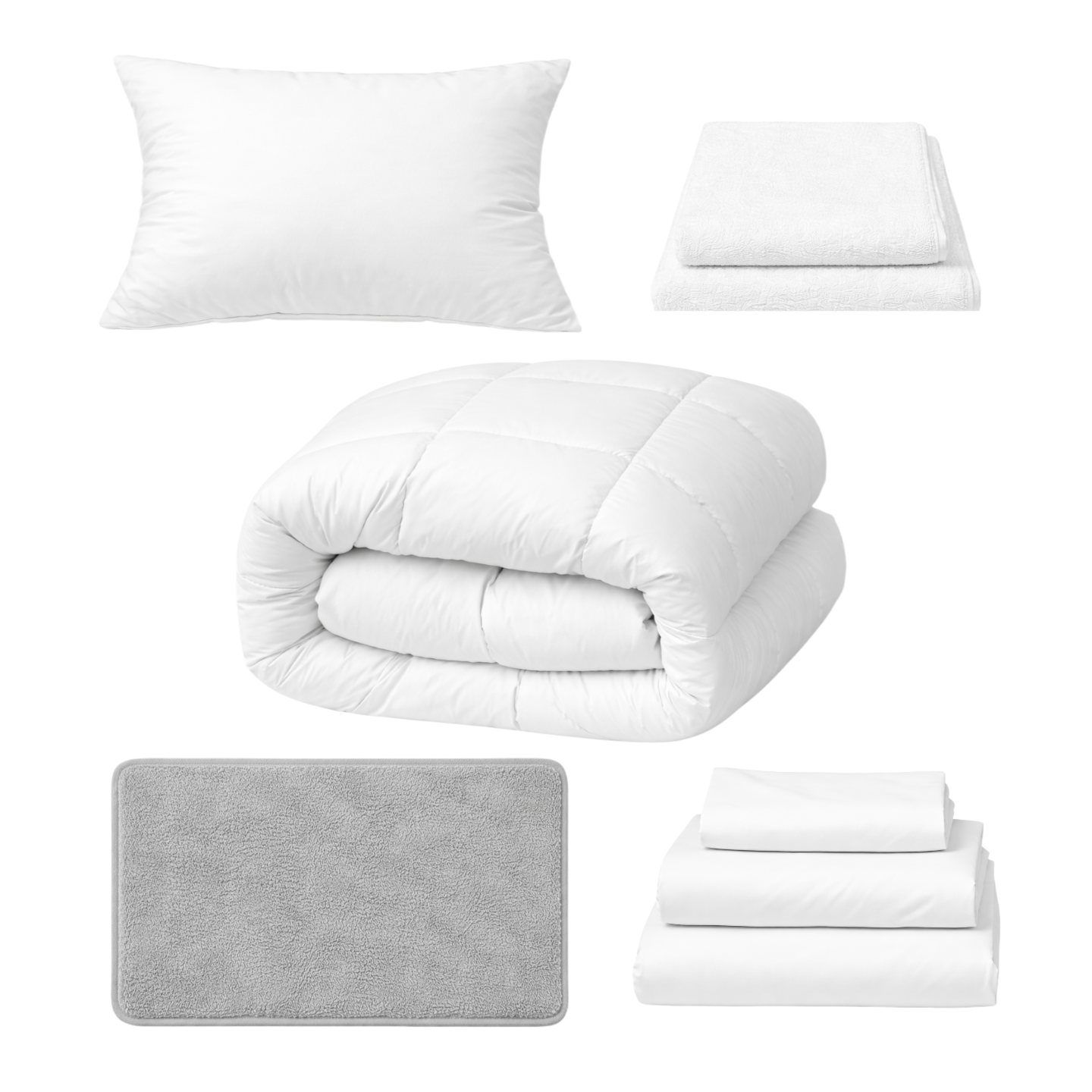 Cotton Bedding & Bath Set