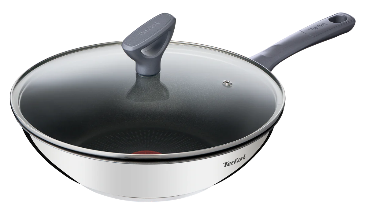 Tefal Stainless Steel Induction Non-Stick Wok 28cm