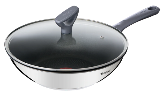 Tefal Stainless Steel Induction Non-Stick Wok 28cm