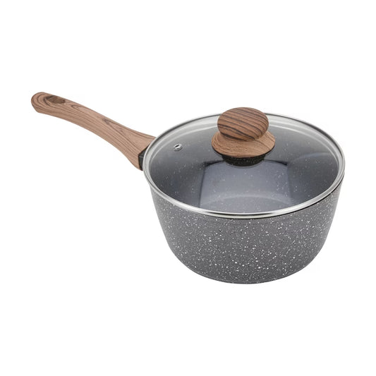16cm/20cm Wood Look Saucepan