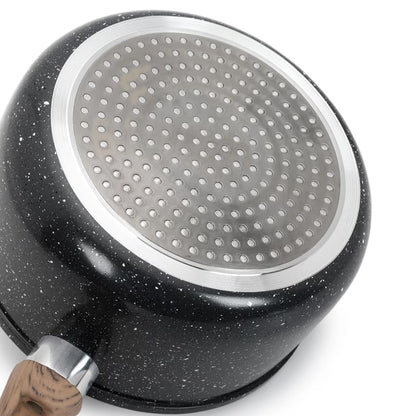 16cm/20cm Wood Look Saucepan