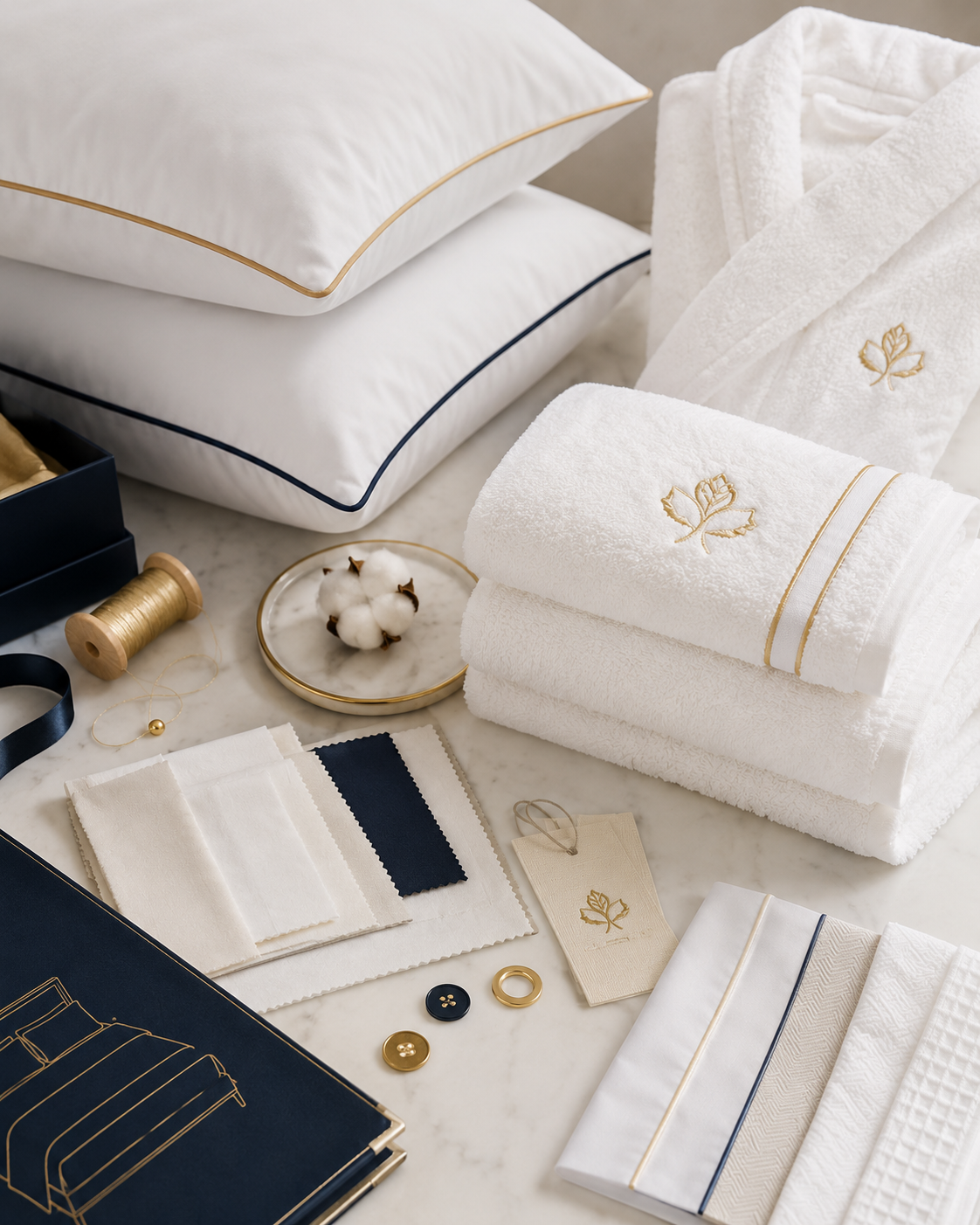 Custom 3-star hotel linen options